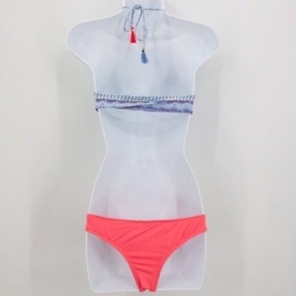 LSpace reversible top tie dye blue and bottoms XS BoxA - Picture 4 of 13